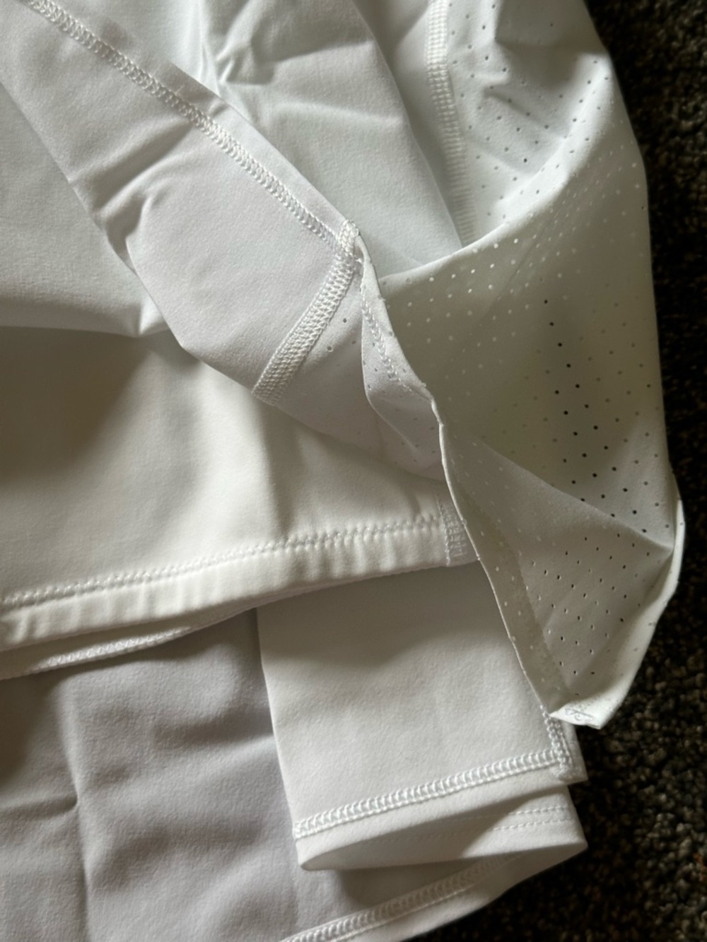 SPANX "Get Moving" Skort in white. - Picture 5 of 9